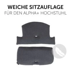 Hauck Hochstuhlauflage Select, Jersey Charcoal -Ausgewählte Baby- Und Kindergeschäfte 16608409 04