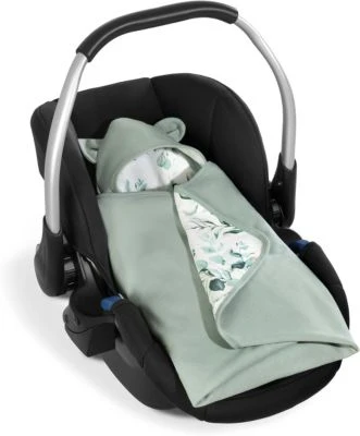 Hauck Einschlagdecke Snuggle N Dream, Leaves Mint 5 Hauck Einschlagdecke Snuggle N Dream, Leaves Mint – Bild 5