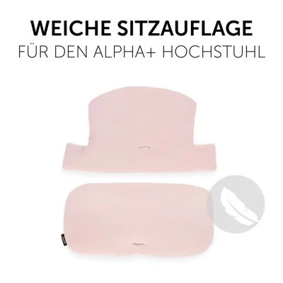 Hauck Sitzauflage Alpha Highchair Pad Select, Musselin Mineral Rose 3 Hauck Sitzauflage Alpha Highchair Pad Select, Musselin Mineral Rose – Bild 3