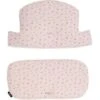 Hauck Sitzauflage Alpha Highchair Pad Select, Jersey Flowers Rose