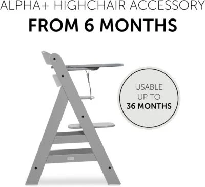 Hauck Essbrett Alpha Click Tray, Grey 6 Hauck Essbrett Alpha Click Tray, Grey – Bild 6