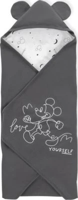 Hauck Einschlagdecke Snuggle N Dream Mickey Mouse, Anthracite