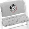 Hauck Hochstuhlauflage Pad Deluxe, Mickey Mouse, Grey