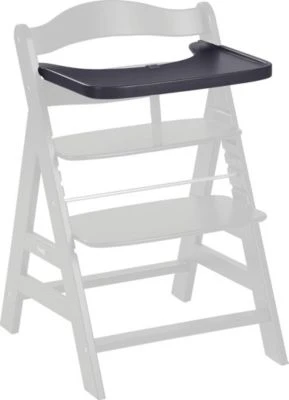 Hauck Esstisch Alpha Wooden Tray, Dark Grey 5 Hauck Esstisch Alpha Wooden Tray, Dark Grey – Bild 5