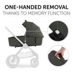 Hauck Walk N Care Carrycot Babywanne -Ausgewählte Baby- Und Kindergeschäfte 4007923165447.pt03.walk n care carrycot dark olive