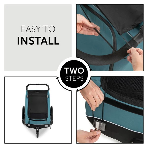 Hauck Bike Trailer Sunshade Sonnenschutz 3 Hauck Bike Trailer Sunshade Sonnenschutz – Bild 3