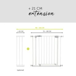 Hauck Open N Stop Schutzgitter -Ausgewählte Baby- Und Kindergeschäfte 4007923597026.pt03.open n stop white 1