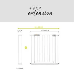 Hauck Stop N Safe 2 Schutzgitter -Ausgewählte Baby- Und Kindergeschäfte 4007923597354.pt05.stop n safe 2 white
