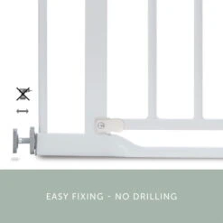 Hauck Clear Step Gate Schutzgitter -Ausgewählte Baby- Und Kindergeschäfte 4007923597422.pt06.clear step gate white