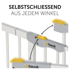 Hauck Clear Step Autoclose Schutzgitter -Ausgewählte Baby- Und Kindergeschäfte 4007923597439.pt03.clear step autoclose white