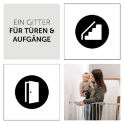 Hauck Clear Step Autoclose Schutzgitter -Ausgewählte Baby- Und Kindergeschäfte 4007923597439.pt05.clear step autoclose white