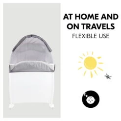 Hauck Travel Bed Canopy Sonnen- & Insektenschutz -Ausgewählte Baby- Und Kindergeschäfte 4007923599204.pt06.travel bed canopy grey