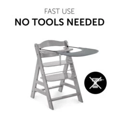 Hauck Alpha Click Tray Esstablett -Ausgewählte Baby- Und Kindergeschäfte 4007923661598.pt03.alpha click tray grey