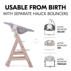 Hauck Beta+B Hochstuhl -Ausgewählte Baby- Und Kindergeschäfte 4007923663103.pt09.beta whitewashed