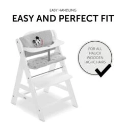 Hauck Highchair Pad Deluxe Sitzkissen Mickey Mouse -Ausgewählte Baby- Und Kindergeschäfte 4007923667781.pt05.highchair pad deluxe mickey mouse grey