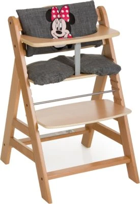 Hauck Hochstuhlauflage, Minnie Grey 2 Hauck Hochstuhlauflage, Minnie Grey – Bild 2