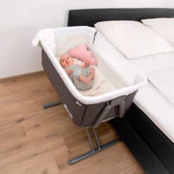 HAUCK Beistellbett Face To Me Für Boxspringbetten, Grey -Ausgewählte Baby- Und Kindergeschäfte hauck beistellbett face to me fur boxspringbetten grey 2