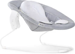HAUCK Bouncer 2in1 Für Hochstuhl Alpha+ Und Beta+ Newborn Set, Stretch Grey