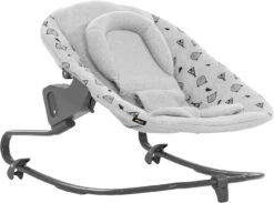 HAUCK Bouncer Premium Für Hochstuhl Alpha+ Und Beta+ Newborn Set, Nordic Grey