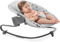 HAUCK Bouncer Premium Für Hochstuhl Alpha+ Und Beta+ Newborn Set, Nordic Grey -Ausgewählte Baby- Und Kindergeschäfte hauck bouncer premium fur hochstuhl alpha und beta newborn set nordic grey 3