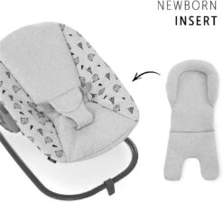 HAUCK Bouncer Premium Für Hochstuhl Alpha+ Und Beta+ Newborn Set, Nordic Grey -Ausgewählte Baby- Und Kindergeschäfte hauck bouncer premium fur hochstuhl alpha und beta newborn set nordic grey 6