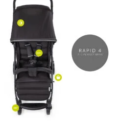 HAUCK Buggy Rapid 4, Caviar/black -Ausgewählte Baby- Und Kindergeschäfte hauck buggy rapid 4 caviar black 5