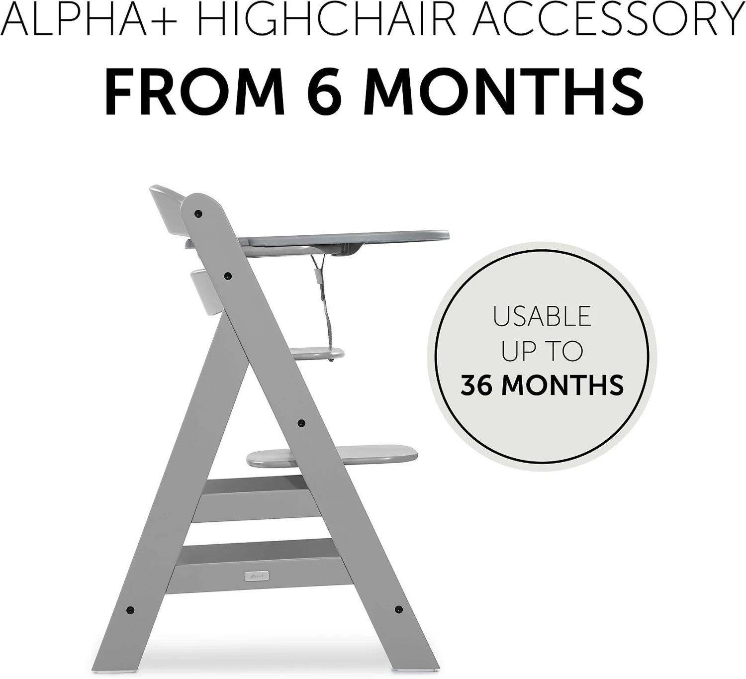 HAUCK Essbrett Alpha Click Tray, Grey 6 HAUCK Essbrett Alpha Click Tray, Grey – Bild 6