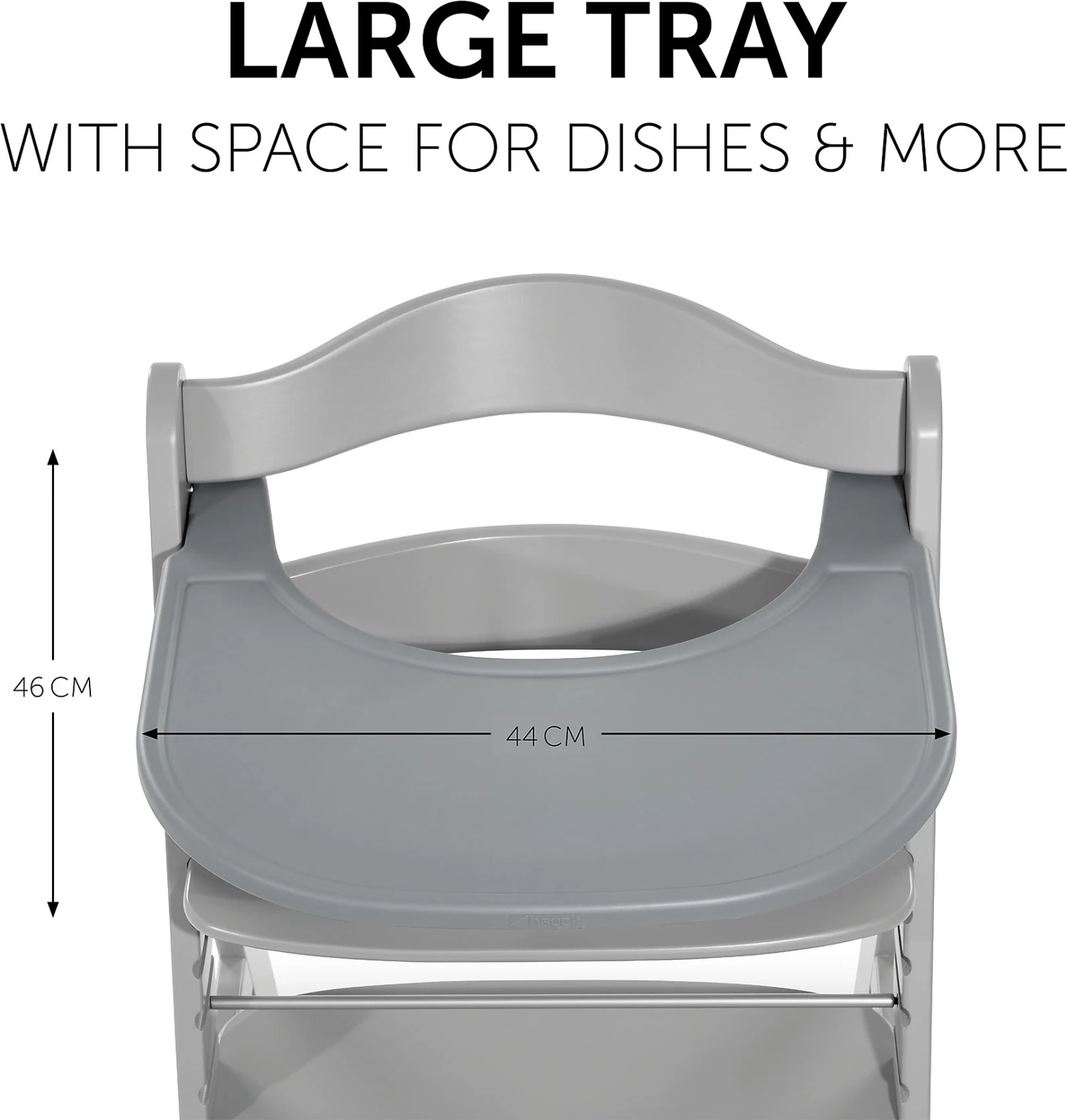 HAUCK Essbrett Alpha Click Tray, Grey 8 HAUCK Essbrett Alpha Click Tray, Grey – Bild 8