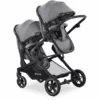 Hauck Geschwisterwagen Atlantic Twin Melange Grey