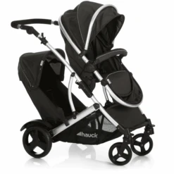 Hauck Geschwisterwagen Duett 2 Black/Forest