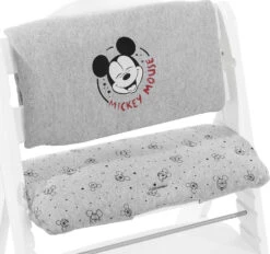 HAUCK Hochstuhlauflage Pad Deluxe, Mickey Mouse, Grey