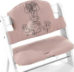 HAUCK Hochstuhlauflage Pd Select, Minnie Mouse, Rose