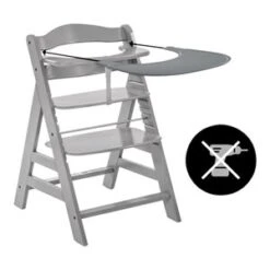 HAUCK Hochstuhltisch Alpha Click Tray In Grau -Ausgewählte Baby- Und Kindergeschäfte hauck hochstuhltisch alpha click tray in grau 2