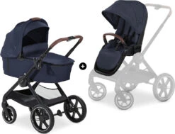 HAUCK Kinderwagen Walk N Care Set, Dark Navy Blue