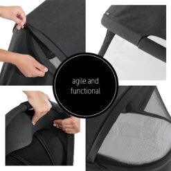 HAUCK Kinderwagenaufsatz Colibri, Melange Black -Ausgewählte Baby- Und Kindergeschäfte hauck kinderwagenaufsatz colibri melange black 4