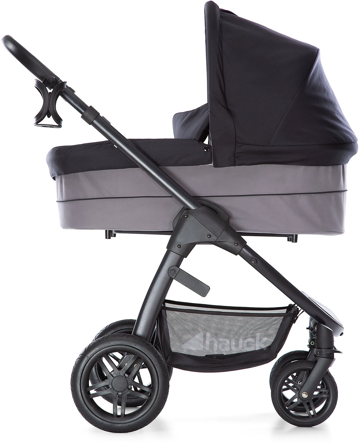 HAUCK Kinderwagenaufsatz Für Saturn R & Mars, Caviar/Stone 4 HAUCK Kinderwagenaufsatz Für Saturn R & Mars, Caviar/Stone – Bild 4