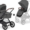 HAUCK Kombikinderwagen Walk N Care Air Set, Dark Grey
