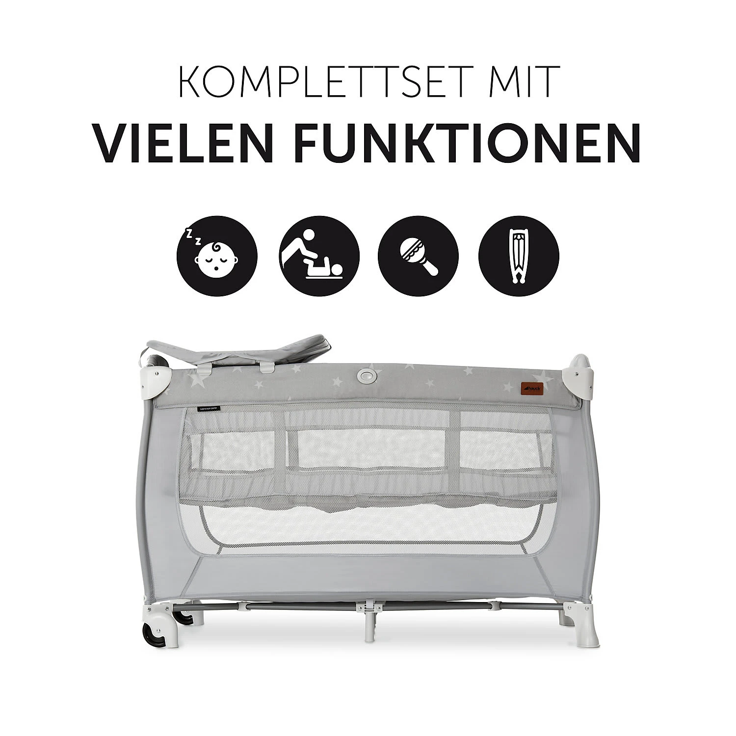 HAUCK Reisebett Sleep N Play Center, Stars 4 HAUCK Reisebett Sleep N Play Center, Stars – Bild 4