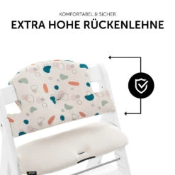 HAUCK Sitzauflage Alpha Highchair Pad Select, Jersey Organic -Ausgewählte Baby- Und Kindergeschäfte hauck sitzauflage alpha highchair pad select jersey organic 4
