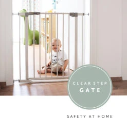 HAUCK Tür-und Treppenschutzgitter Clear Step Gate, 75 - 80cm, Ohne Bohren Und... -Ausgewählte Baby- Und Kindergeschäfte hauck tur und treppenschutzgitter clear step gate 75 80cm ohne bohren und 2