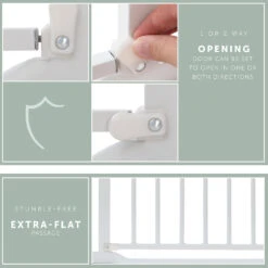HAUCK Tür-und Treppenschutzgitter Clear Step Gate, 75 - 80cm, Ohne Bohren Und... -Ausgewählte Baby- Und Kindergeschäfte hauck tur und treppenschutzgitter clear step gate 75 80cm ohne bohren und 7
